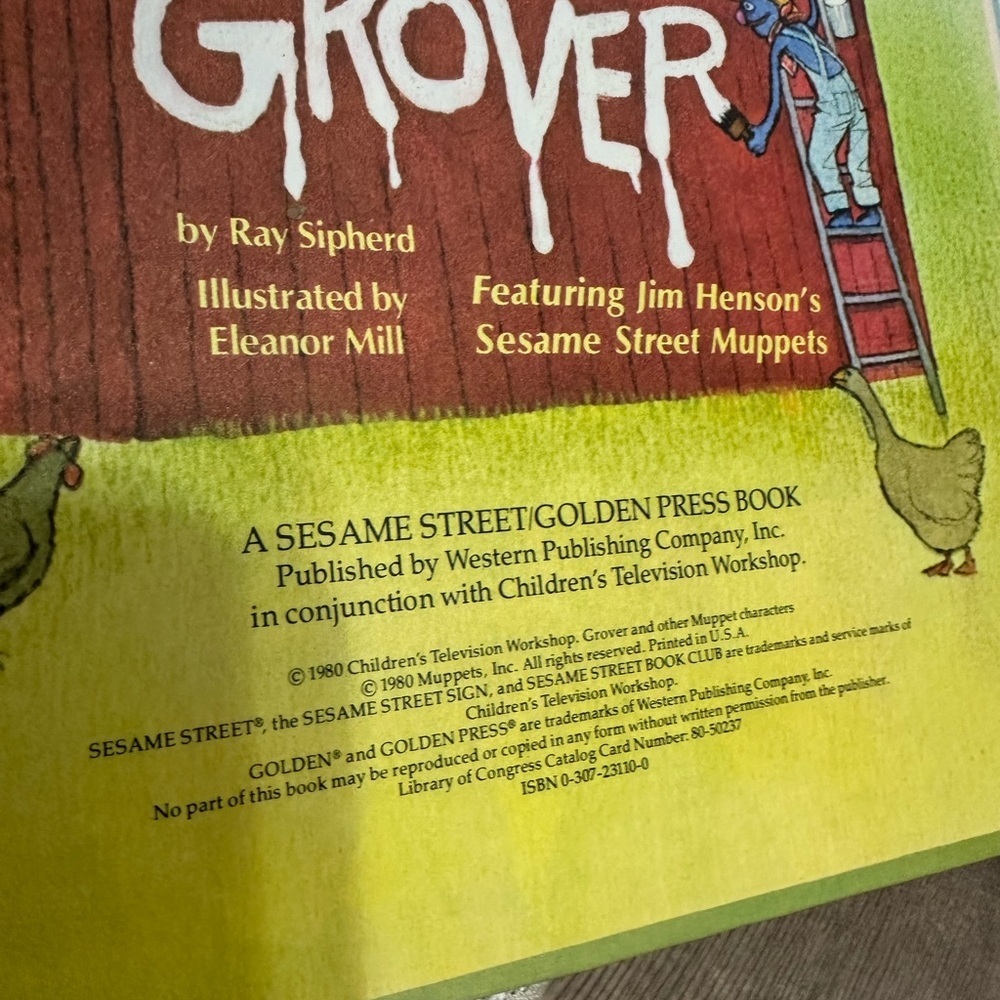 Down on the Farm with Grover Book - Picture 11 of 12